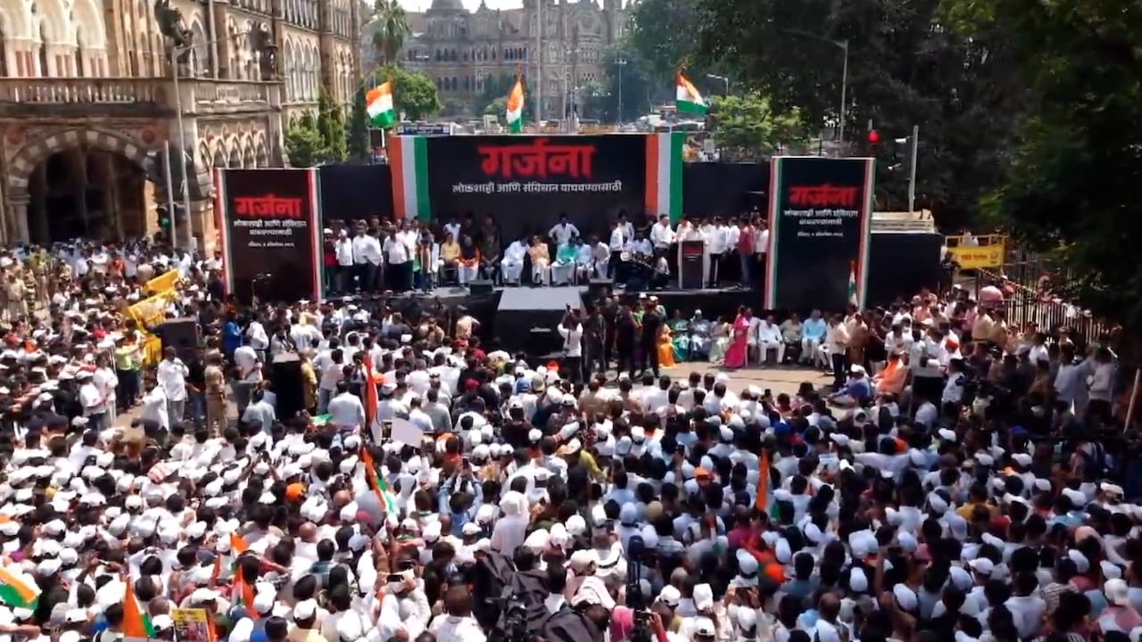 Scrap SIR, EVMs: Thackeray Cousins Lead Mumbai Protest Against Poll Body Chief
