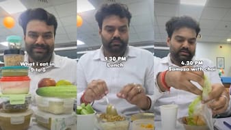 Viral Video: 9 से 5 की जॉब में गुरुग्राम के इस शख्स की डाइट देख उड़ जाएंगे होश