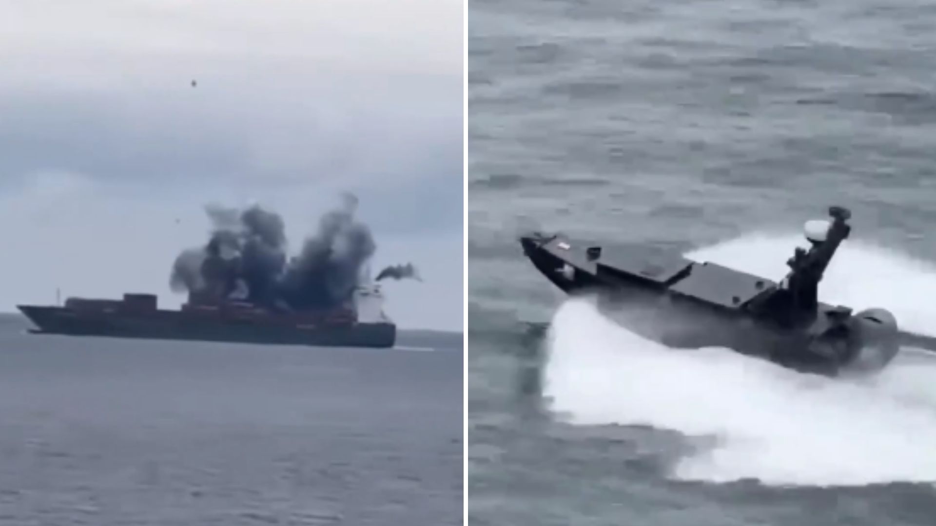 On Camera, 'Mystery' Drone Attacks Greek Container Ship In Black Sea
