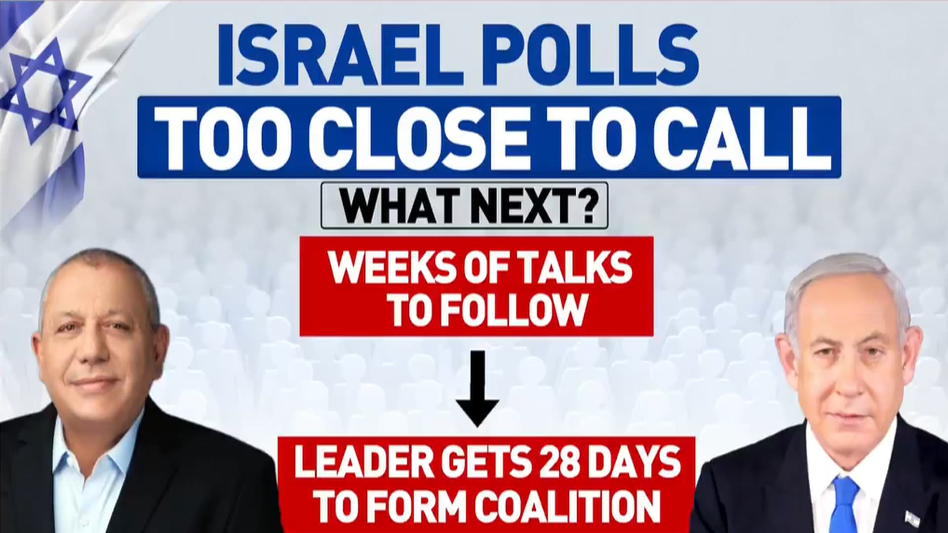 Netanyahu Bloc Ahead With 55 Seats After Half Of Votes Counted