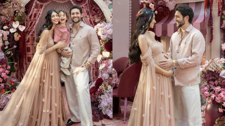 Alanna Panday Flaunts Baby Bump At Pink-Themed Baby Shower, Ananya Panday Attends: See Pics