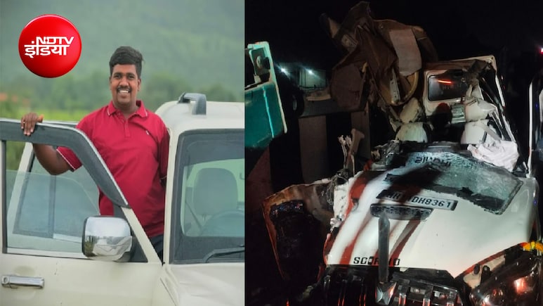 दशहरे पर कोल्हापुर महालक्ष्मी के दर्शन कर लौट रहे 7 दोस्तों के साथ हादसा; स्कॉर्पियो-ट्रक टक्कर में 4 की मौत