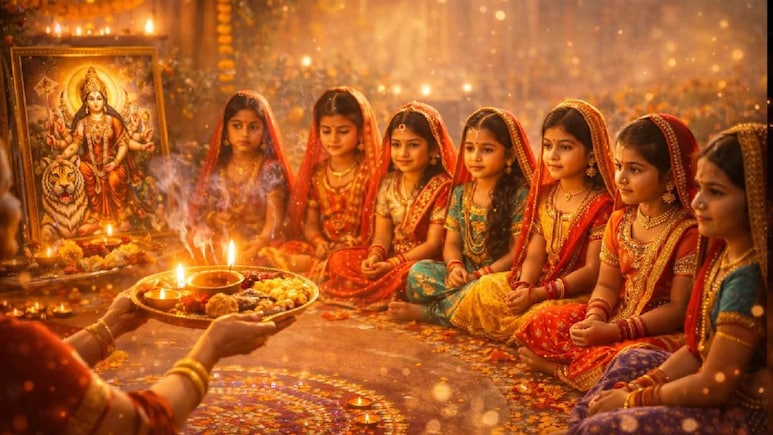 Navratri 2026: अष्टमी और नवमी एक ही दिन, तो कब करें कन्या पूजन? जानें सही तारीख