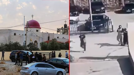 Jordan Church Funeral Attack Caught On CCTV; 7 Dead, Hunt On For Gunmen