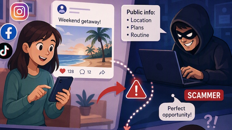 Your Social Media Posts Can Help Scammers Target You. Here's How