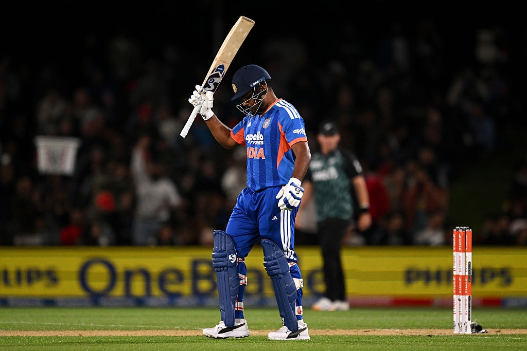 Samson Sets Up India's Record Chase In First T20I Against New Zealand