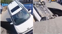 Video: Chennai Road Cave-In Swallows Hyundai Exter; What The Driver Could Have Done