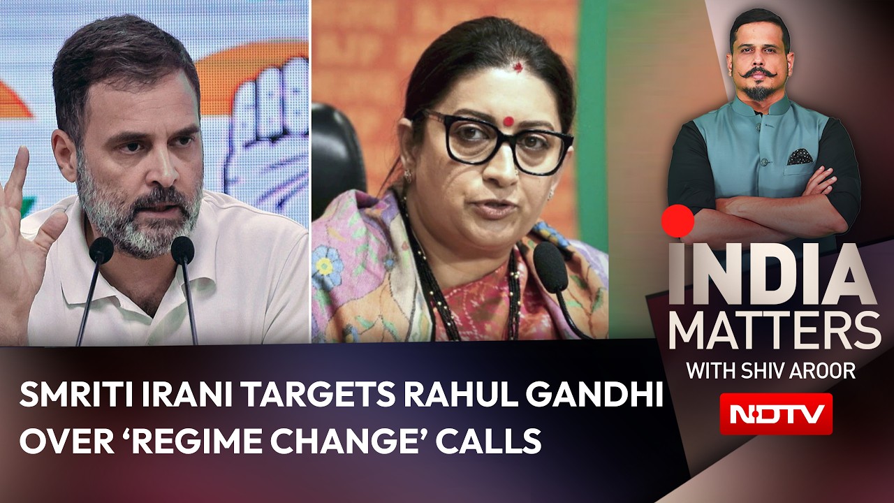 'An Elected Government Cannot Be Overthrown By Mobocracy': Smriti Irani On 'Regime Change'