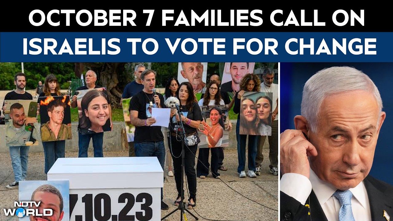 Israel Elections | October 7 Families Urge Voters To Choose Change, Vote Against Netanyahu