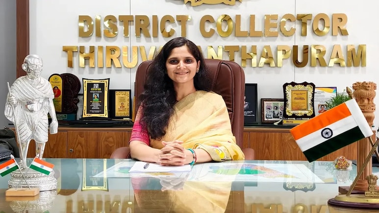 IAS अनु कुमारी ने छोड़ा तिरुवनंतपुरम DM पद, विदाई पर भावुक हुईं हर&zwj;ियाणा की UPSC टॉपर बेटी