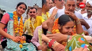 VIDEO: चाय वाले की बेटी ने रचा इत&zwj;िहास, पूरा हर&zwj;ियाणा कर रहा गर्व, घर लौटी तो स्वागत में उमड़ा गांव
