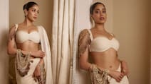 Janhvi Kapoor Stuns In Bengal Muslin Saree With Jewelled Sleeves At BoF Gala
