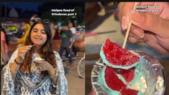 Video: Food Vlogger Tries Unique Makhan Tarbooz In Vrindavan, Calls It Delicious