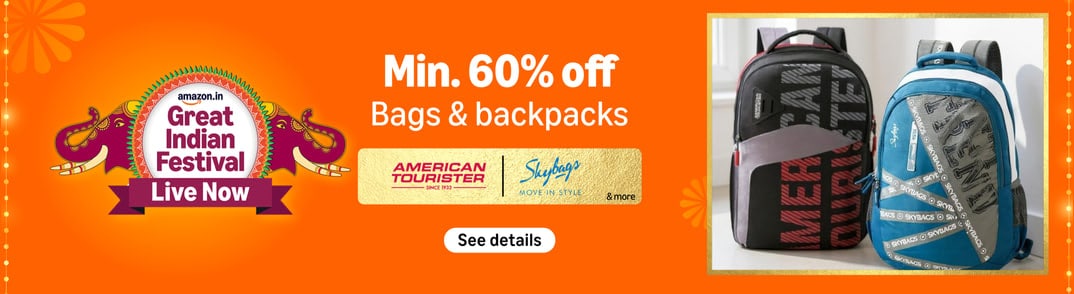 Great Indian Festival 2026: 5 Best Backpacks For Men To Shop During Sale Great Indian Festival 2026: 5 Best Backpacks For Men To Shop During Sale