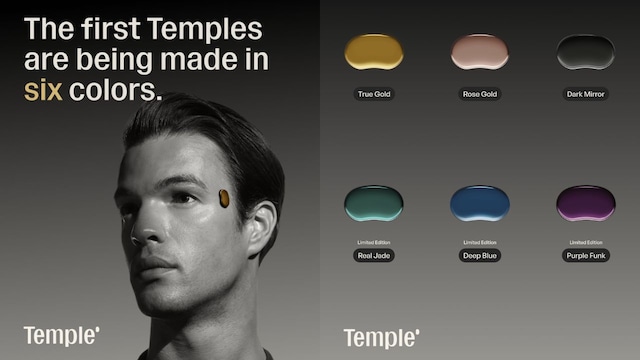 The latest version of Temple is the smallest wearable on the market by volume
