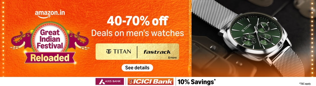 Great Indian Festival 2026: 5 Best Stylish Watches For Men To Shop This Festive Season Great Indian Festival 2026: 5 Best Stylish Watches For Men To Shop This Festive Season