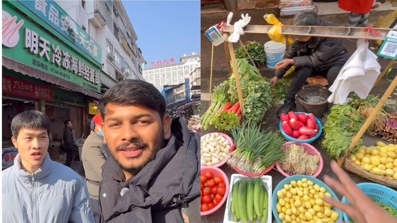 चीन की लोकल सब्जी मंडी में पहुंचा भारतीय यूट्यूबर, एक चीनी ने पूछा- कौन जाति हो