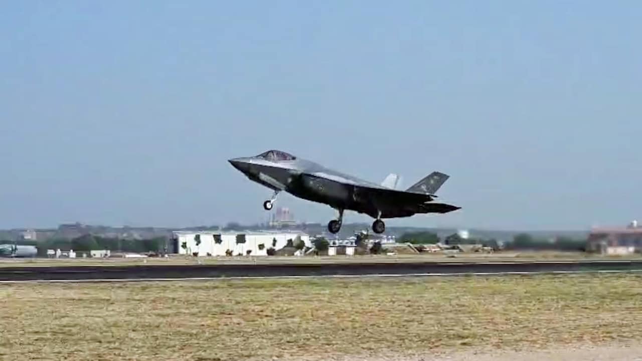 A US Air Force F-35 Fighter jet takes off during the Tarang Shakti exercise, in Jodhpur on October 3 A US Air Force F-35 Fighter jet takes off during the Tarang Shakti exercise, in Jodhpur on October 3