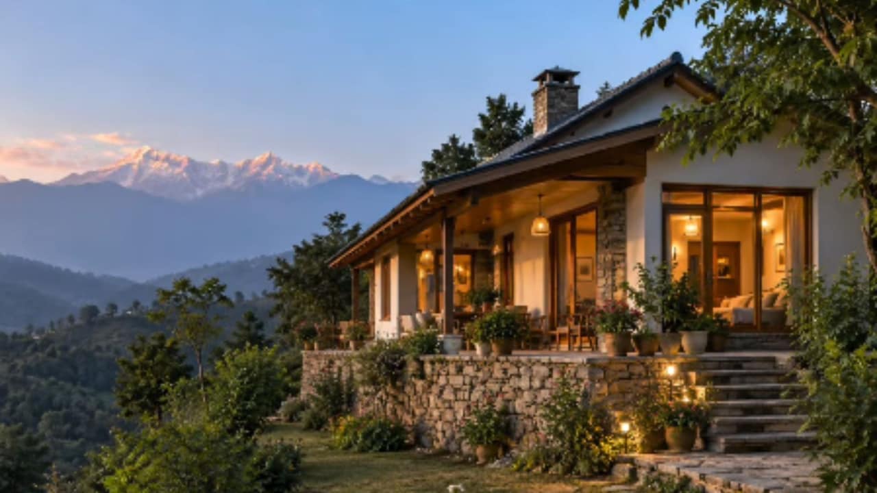 हिमालय के गांव में शिफ्ट हुआ मुंबई का कपल, पहाड़ों में ड्रीम घर बनाने की बताई लागत
