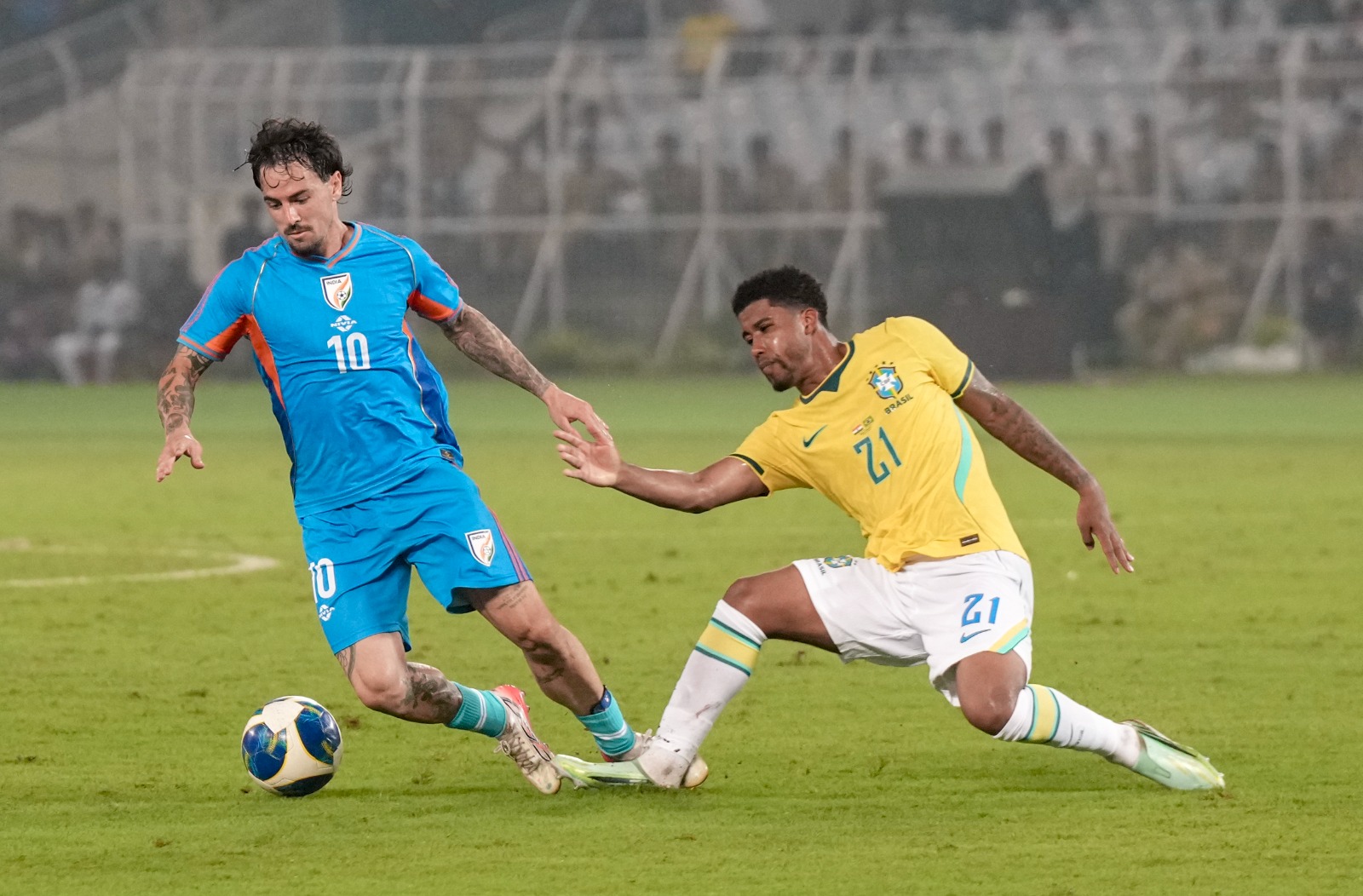 India vs Brazil: India Go Down Fighting, Brazil Win 4-0 In Historic Friendly