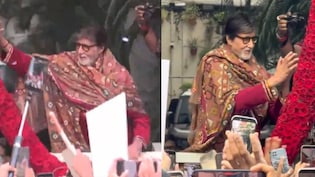 Video: Amitabh Bachchan Greets Fans Outside Jalsa On His 84th Birthday