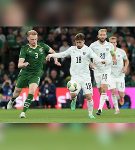 Fiery Scenes On Field As Gaza War Protests Halt Ireland-Austria Nations League Match Twice