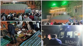 बैरिकेड तोड़ मंदिर में कैसे घुसा धान से भरा ट्रक, ग्वालियर के शीतला माता मंदिर के पास आधी रात आखिर हुआ क्या?