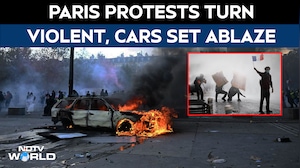France Protests News | France Protests Turn Violent as Clashes, Fires Erupt Nationwide