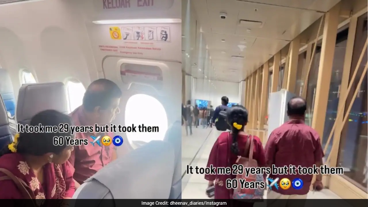"It Took Them 60 Years": Man Takes Parents On First Flight, Fulfils Their Dream