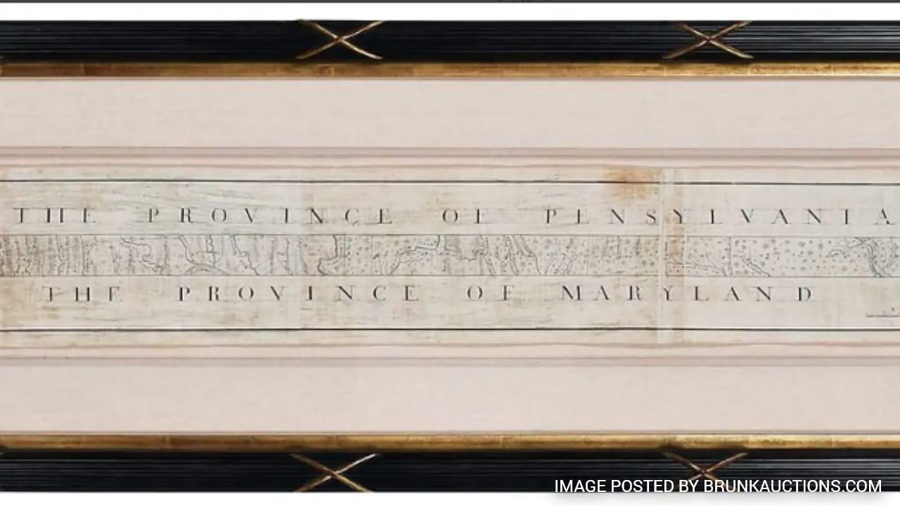 'Dixie' Map That Divided US Into North, South Sold For Nearly $1 Million