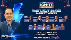 India's Market Leaders To Decode The New Samvat At NDTV Profit Ignite In Mumbai On Oct 28