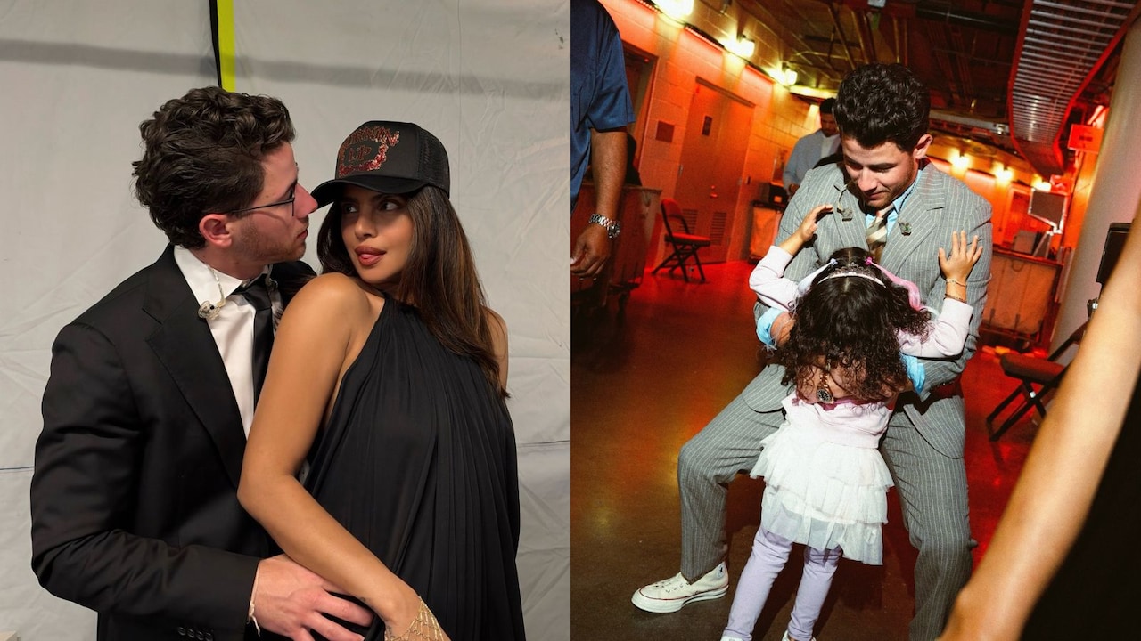 Nick Jonas Shares Adorable Photos With Priyanka Chopra And Daughter Malti From Burning Up Tour