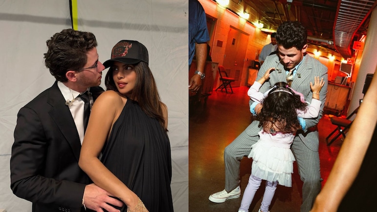 Nick Jonas Shares Adorable Photos With Priyanka Chopra And Daughter Malti From Burning Up Tour