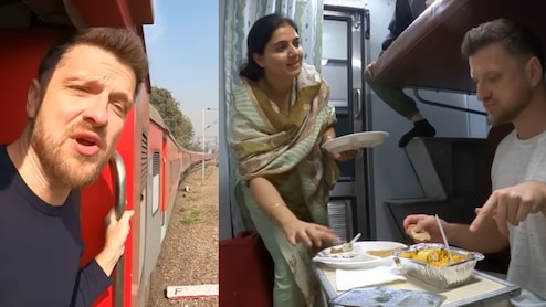 नीदरलैंड के यूट्यूबर ने भारत की फर्स्ट एसी ट्रेन में किया सफर, खाना खाकर कहा- 'ये अनुभव हमेशा याद रहेगा'