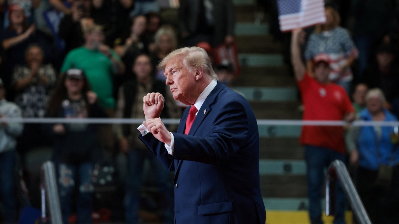 US President Donald Trumps approval ratings are at record low. US President Donald Trumps approval ratings are at record low.