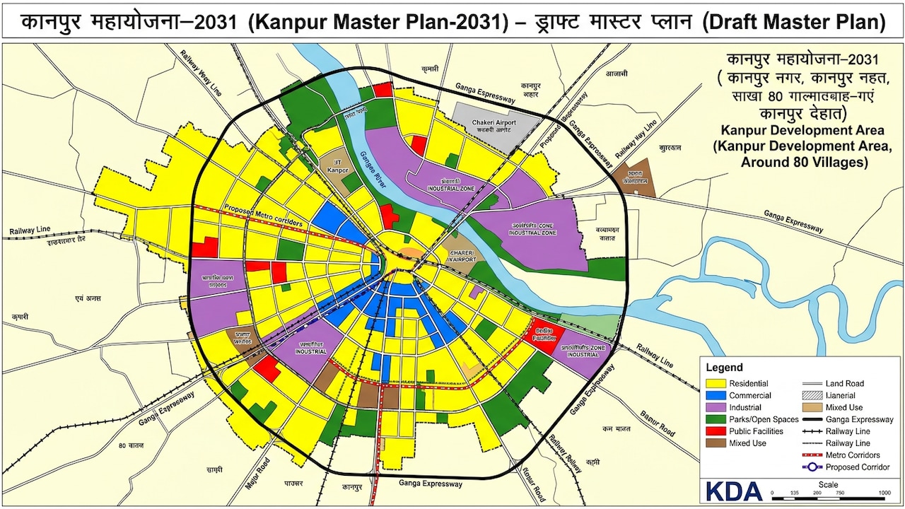 KDA Master Plan 2031 Kanpur City