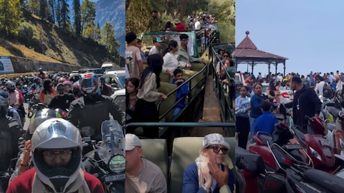 'Koi Reh Toh Nhi Gaya': Viral Videos Capture Massive Rush At Tourist Hotspots During Long Weekend