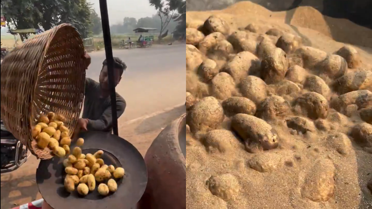 Video: 'Looks Yummy,' Harsh Goenka Amazed By Potatoes Roasted In Hot Sand
