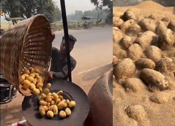 Video: 'Looks Yummy,' Harsh Goenka Amazed By Potatoes Roasted In Hot Sand