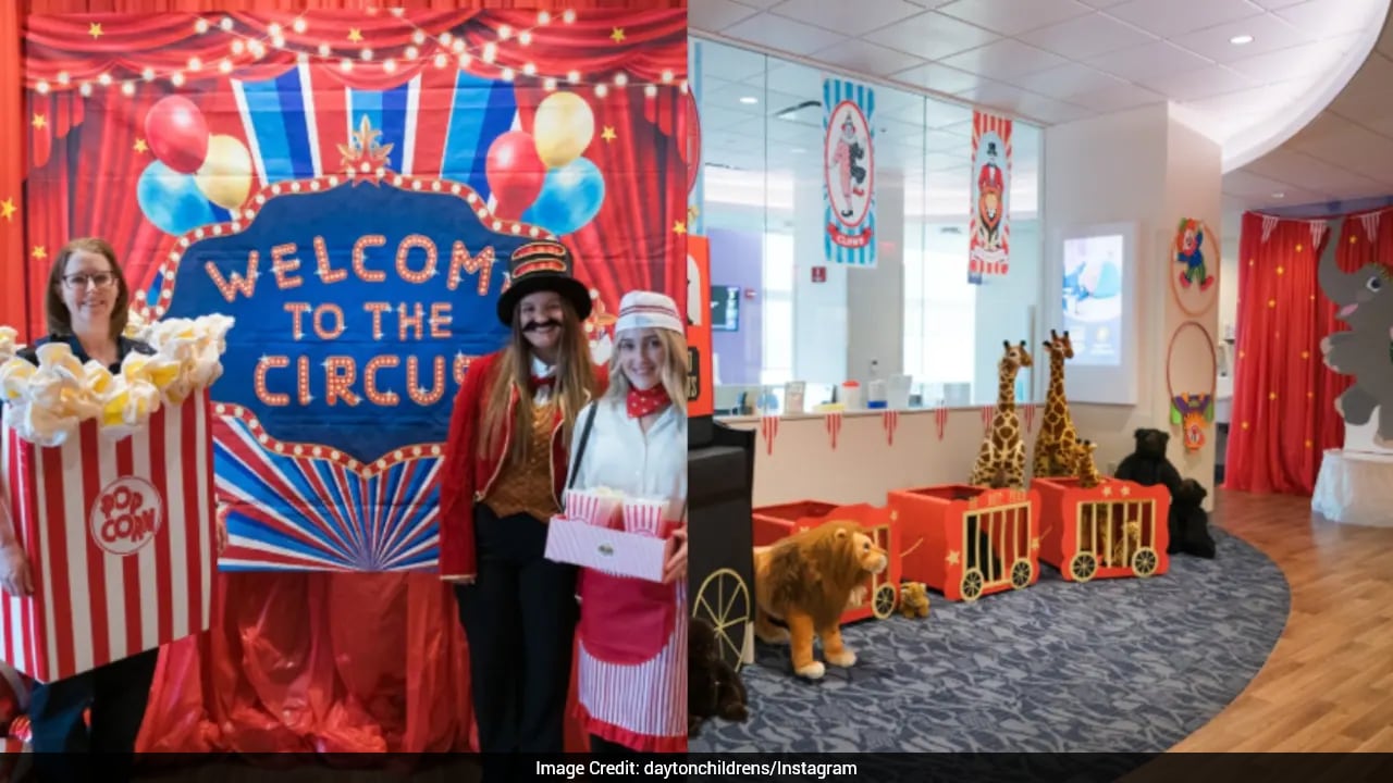 US Hospital Gives Babies A Circus-Themed Halloween Makeover