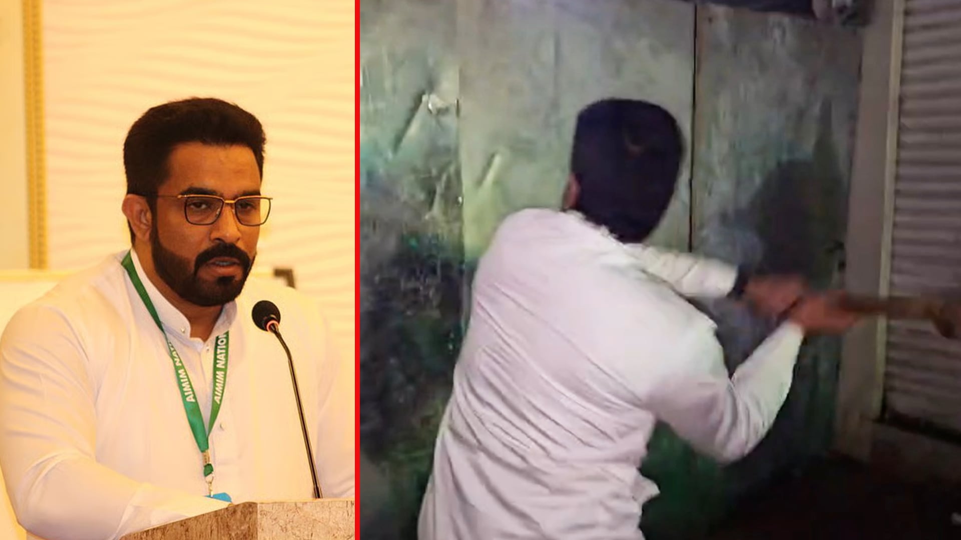 Hyderabad: AIMIM MLA Demolishes Obstruction Blocking Passage To Shop, Oppn Questions Involvement