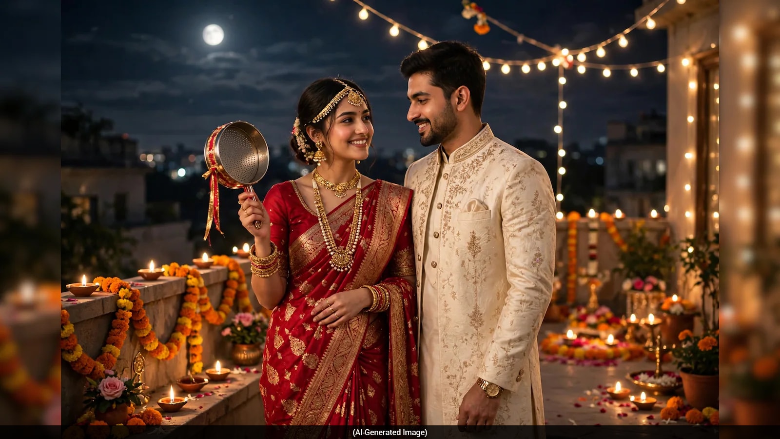 Karwa Chauth 2026 AI Photo Prompts: 10 Stunning Looks To Create With ...