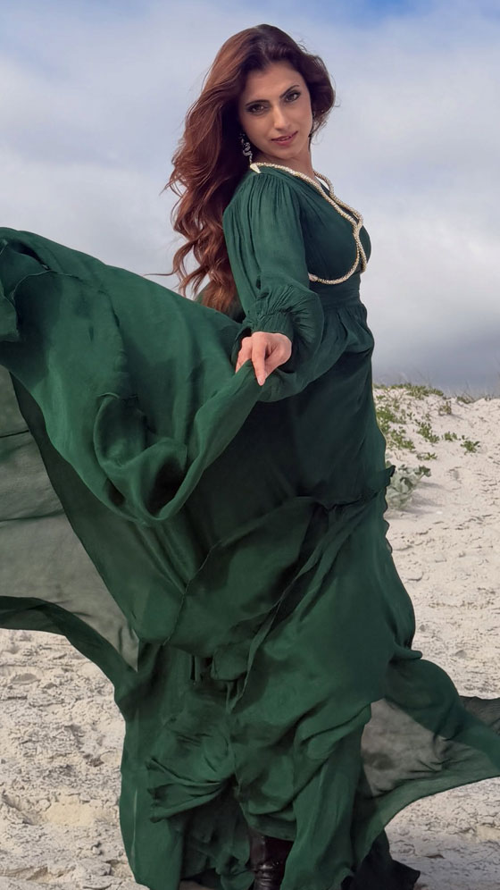 Farrhana Bhatt Makes A Statement In Green