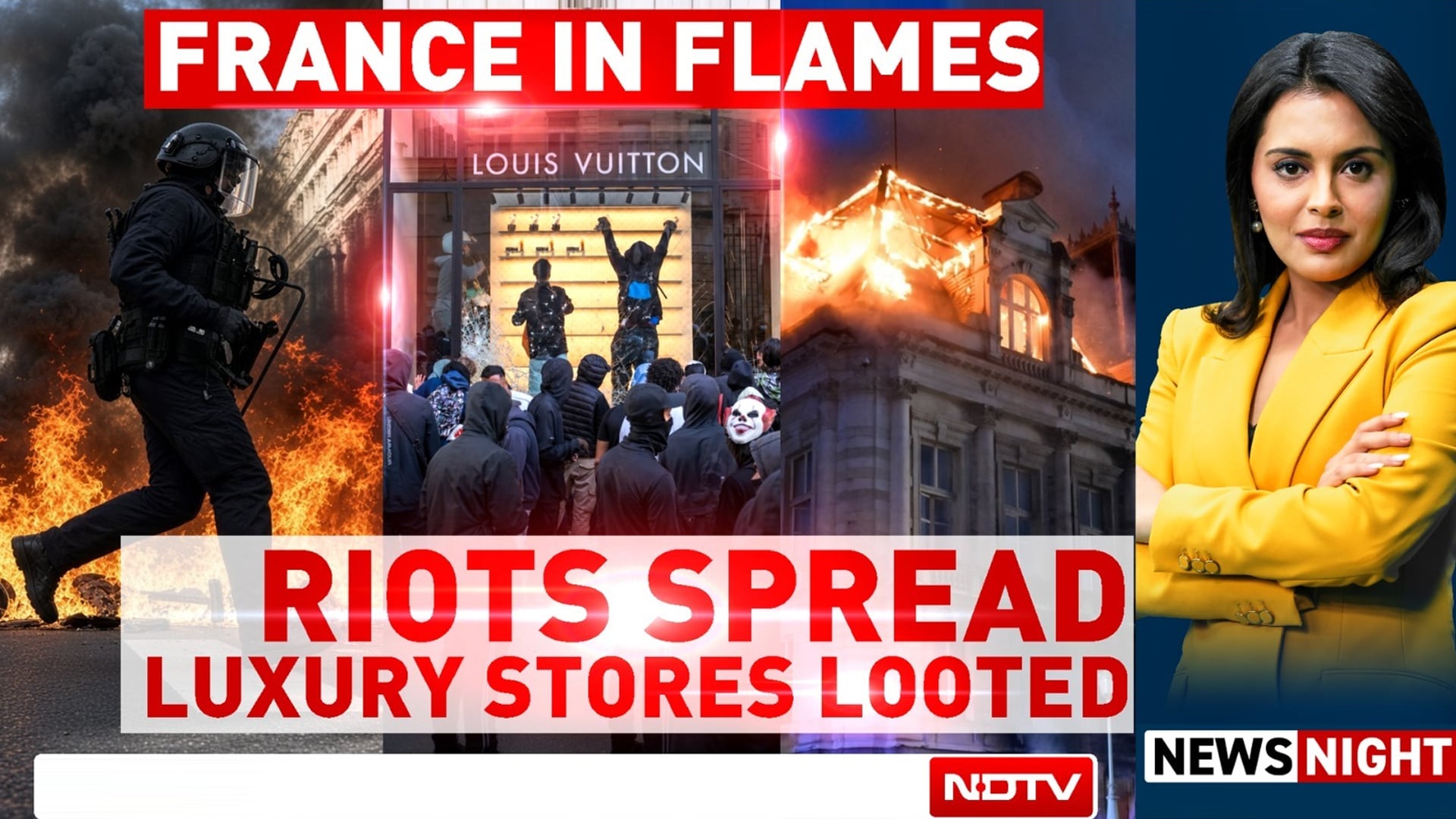 France In Turmoil: Looting, Arson And Rising Unrest