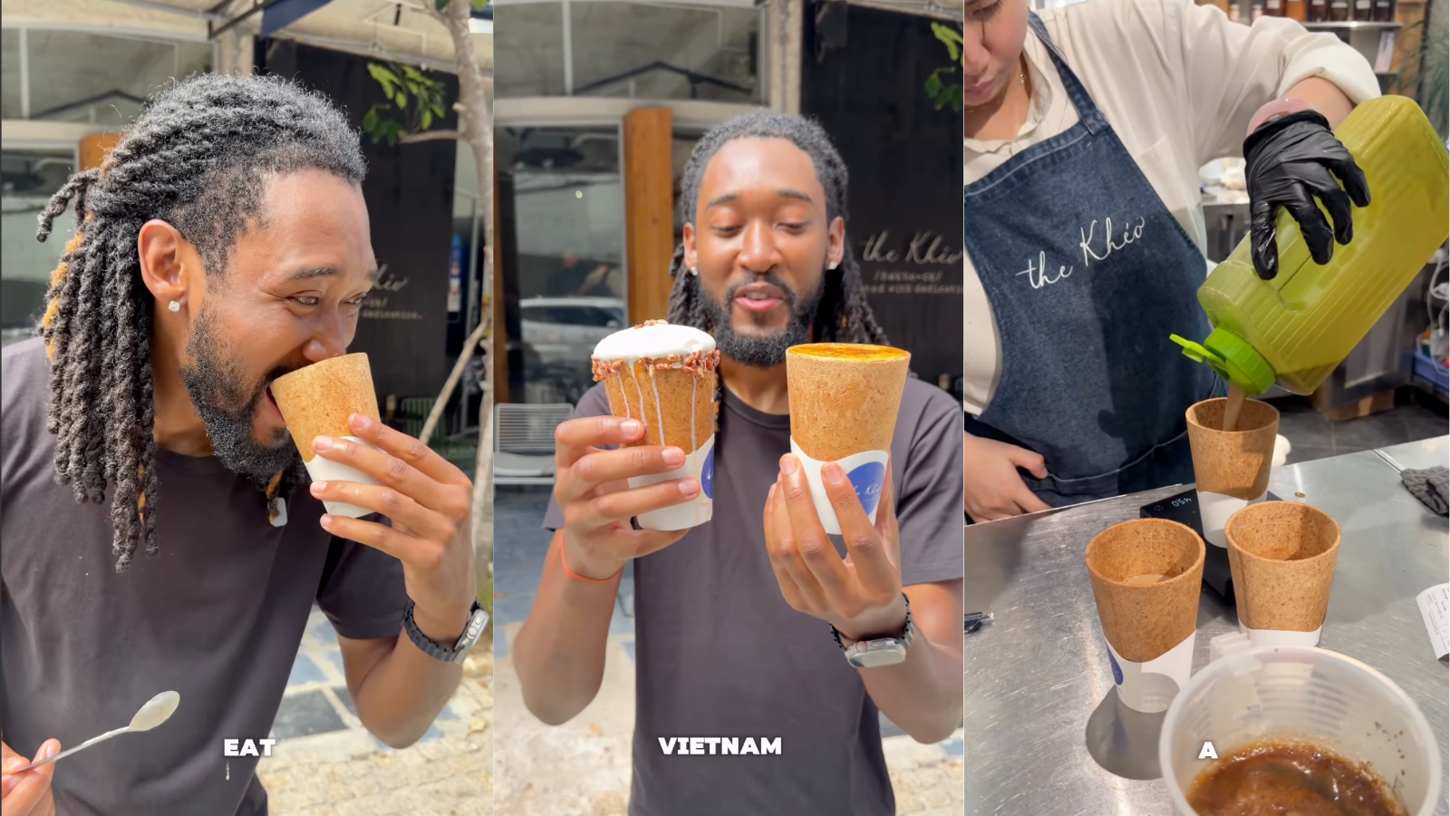 This Vietnam Cafe Serves Coffee In Edible Cups You Can Eat Afterwards