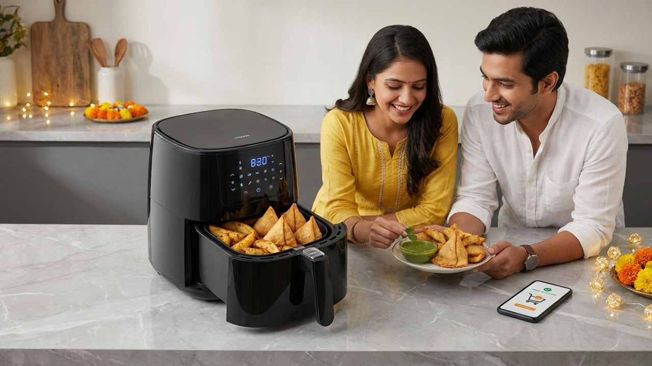 Air Fryers Under ₹5,000: बिना तेल के बनाएं क्रिस्पी समोसे और पकौड़े, Amazon Sale से आज ही खरीदें