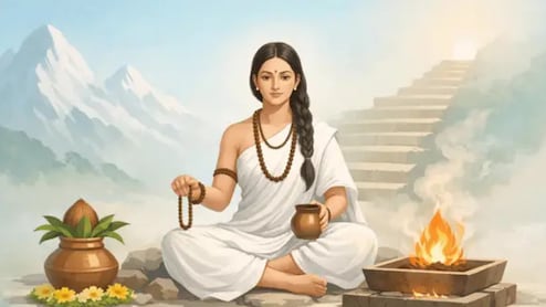Navratri 2026: आज दूसरे नवरात्र पर मां ब्रह्मचारिणी को क्या चढ़ाएं? जानें मंत्र और पूजा विधि