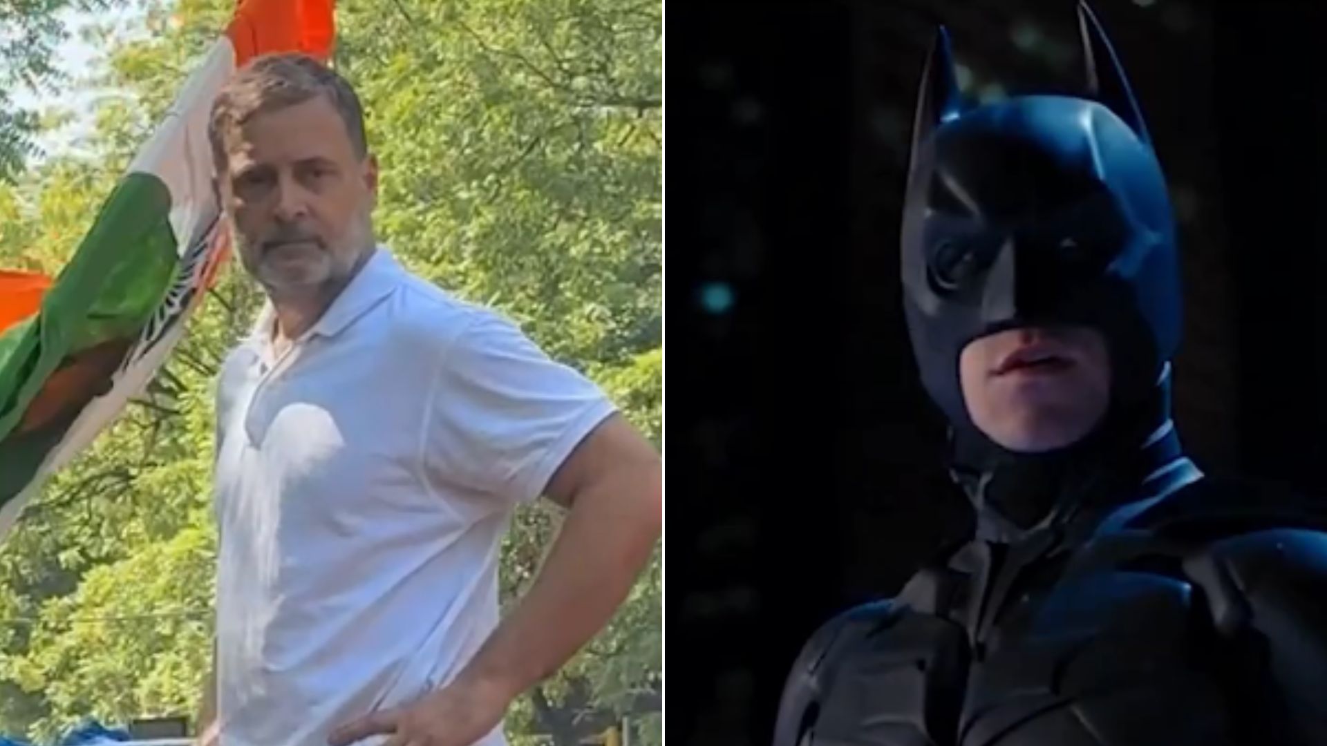 Rahul Gandhi Had Made A Batman Quip. His Party Made Him Caped Crusader