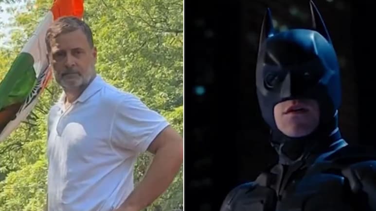 Rahul Gandhi Had Made A Batman Quip. His Party Made Him Caped Crusader