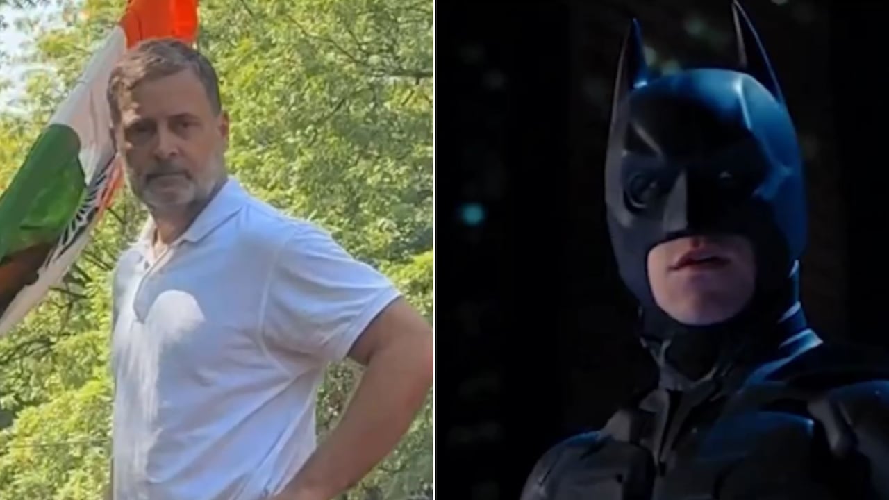 Rahul Gandhi Had Made A Batman Quip. His Party Made Him Caped Crusader